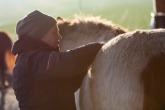 Akupunktmassage bei frostigen Temperaturen